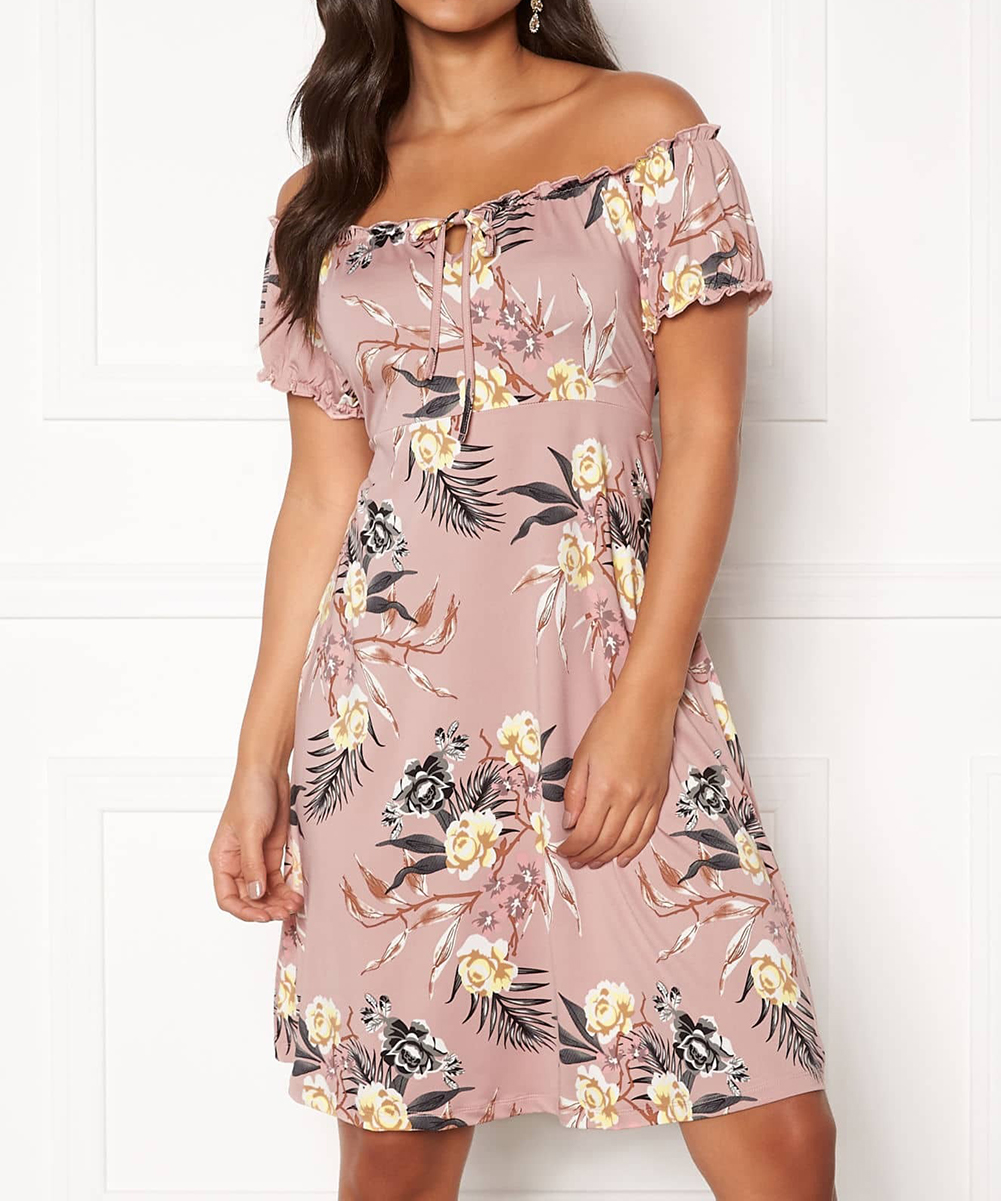Rochie scurta Happy Holly, roz, 32/34