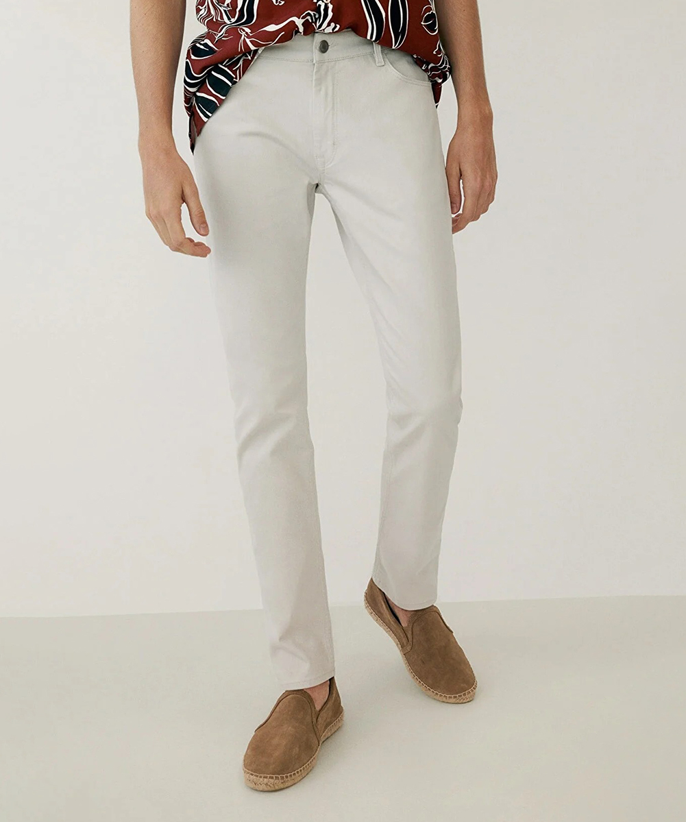 Blugi Mango, crem
