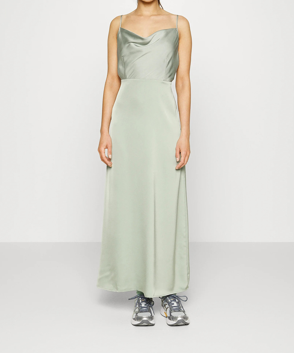 Rochie lunga Vila, verde