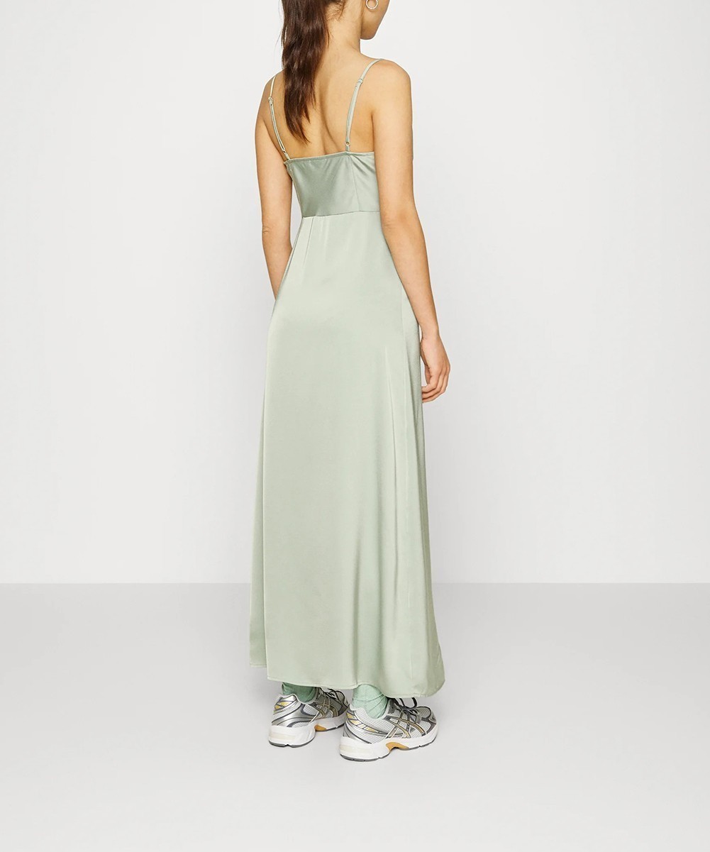 Rochie lunga Vila, verde - 1 | YEO