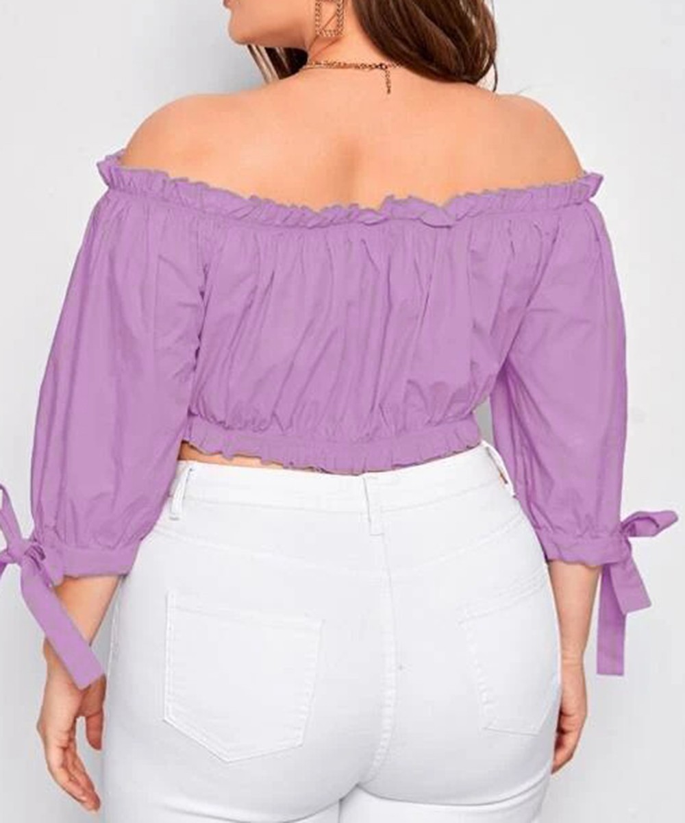 Top SHEIN CURVE, mov, 4XL - 1 | YEO
