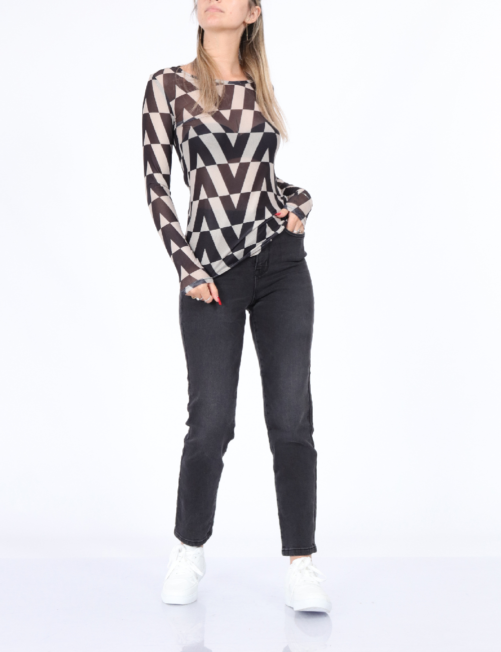 Blugi Only, gri inchis, W27/L32