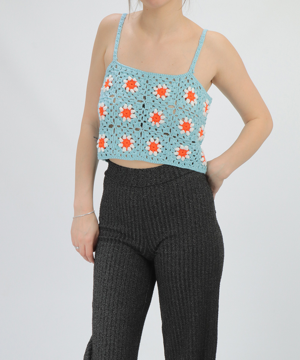 Top Reserved, albastru deschis, ONE SIZE