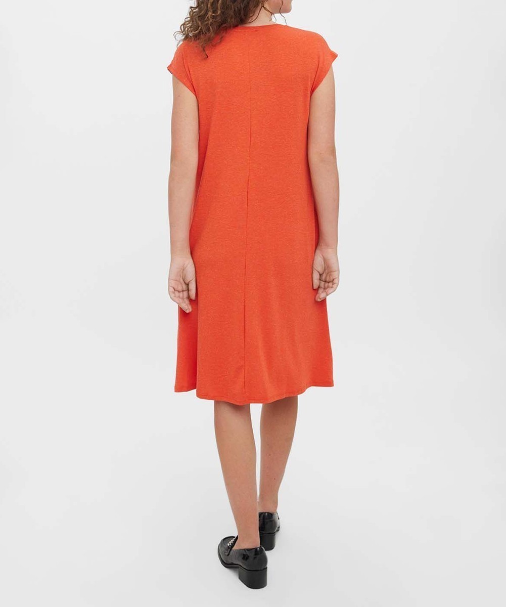 Rochie scurta Vero Moda, portocaliu - 1 | YEO