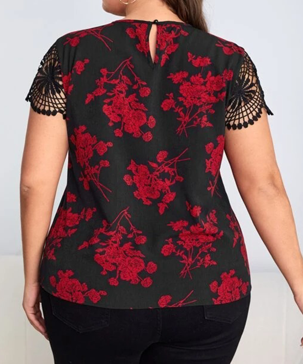 Bluza SHEIN CURVE, negru - 1 | YEO
