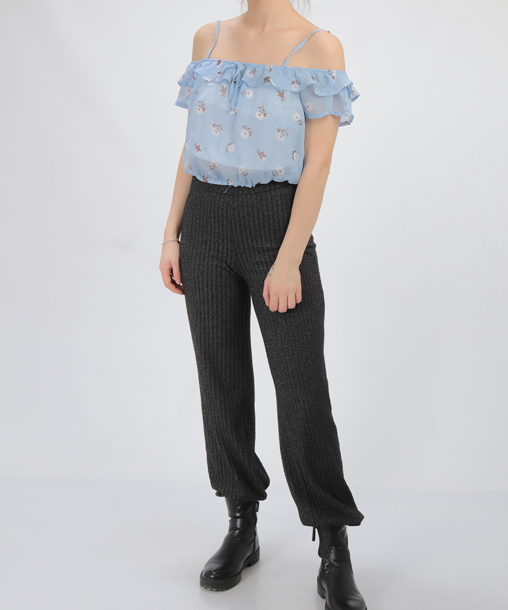 Top CROPP, albastru, M