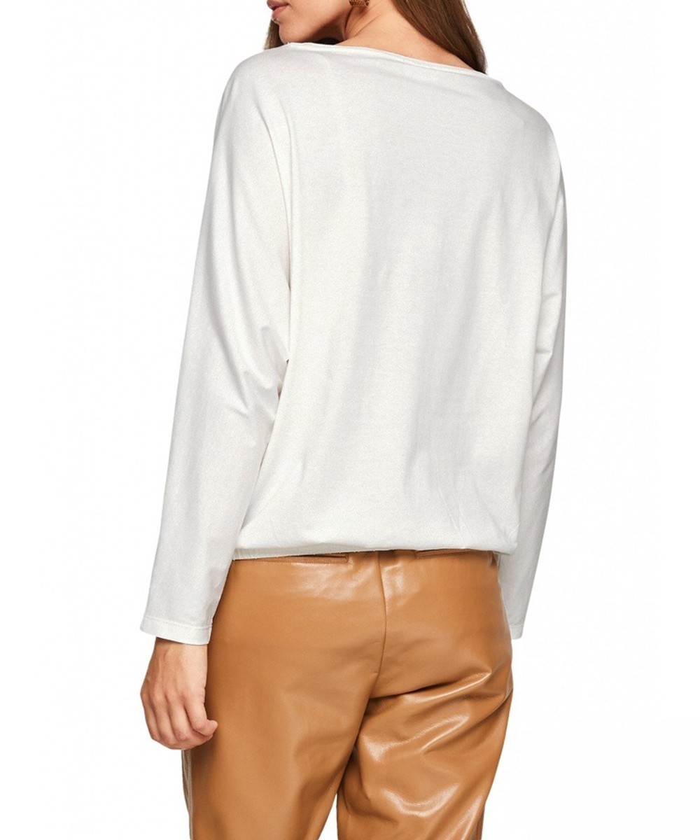 Bluza s.Oliver, alb - 1 | YEO