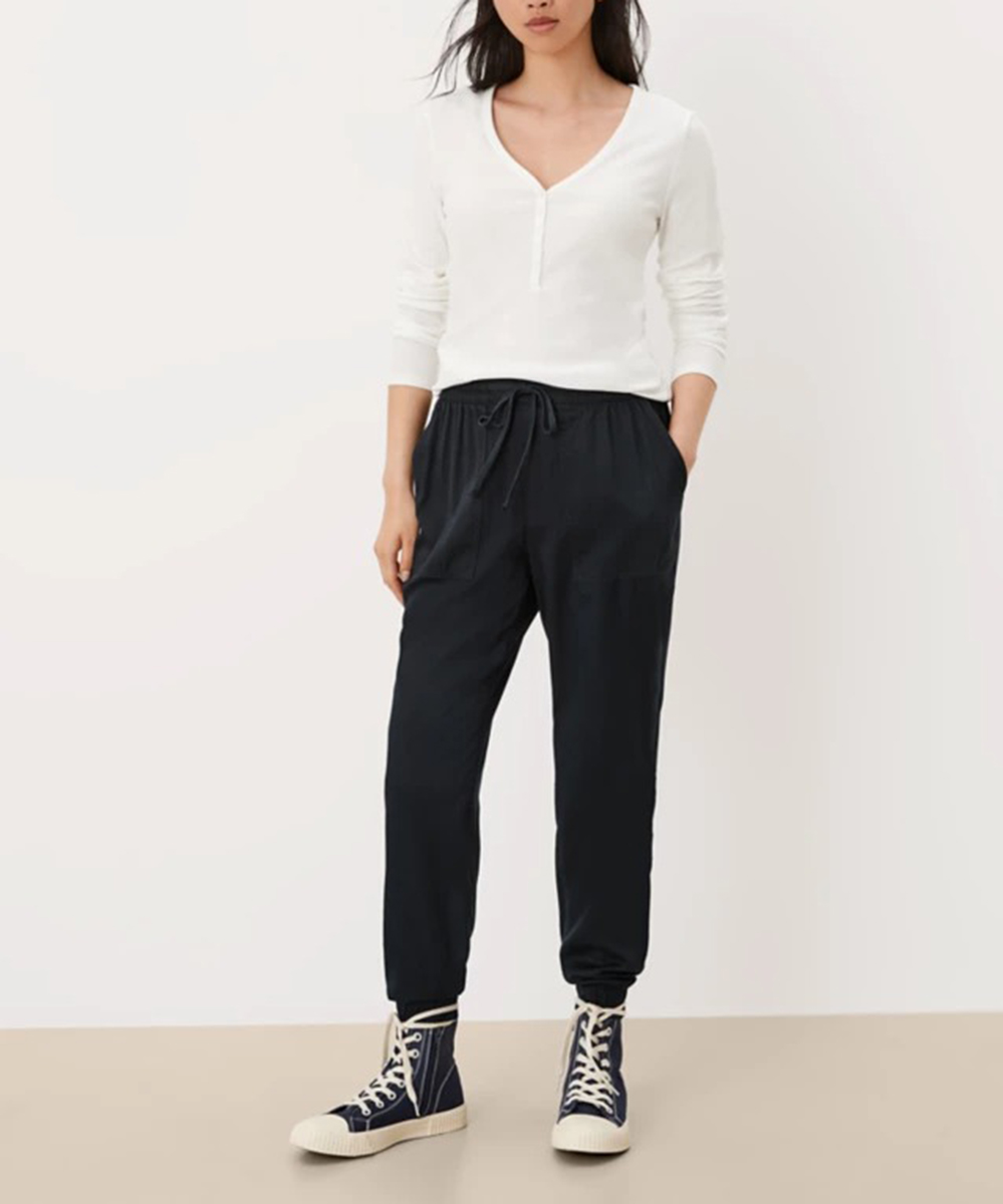 Pantaloni s.Oliver, bleumarin, W34
