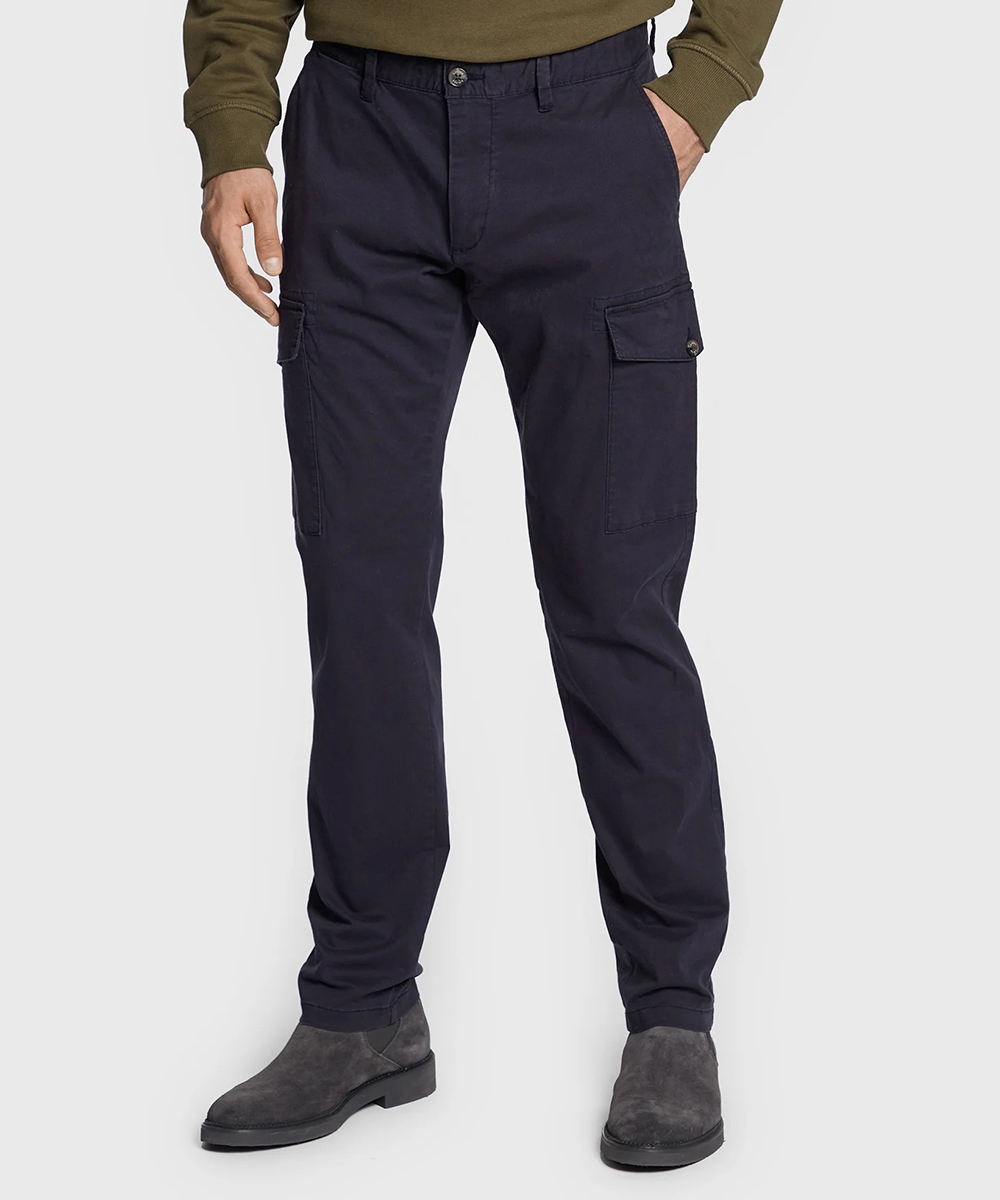 Pantaloni s.Oliver, bleumarin