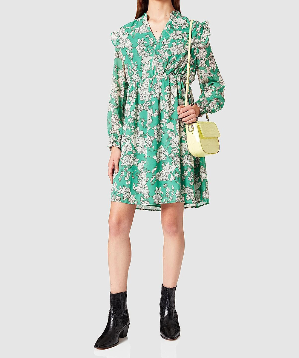 Rochie scurta s.Oliver, verde