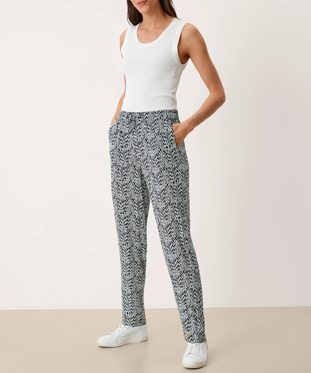 Pantaloni s.Oliver, bleumarin