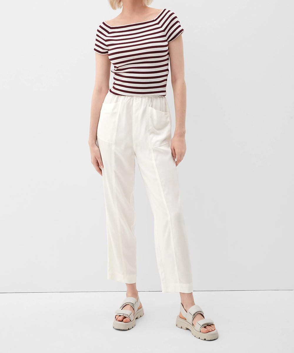 Pantaloni Q/S, ecru, 32