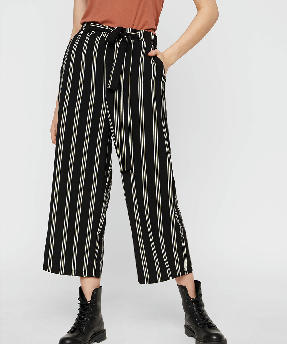 Pantaloni Pieces, negru, XL