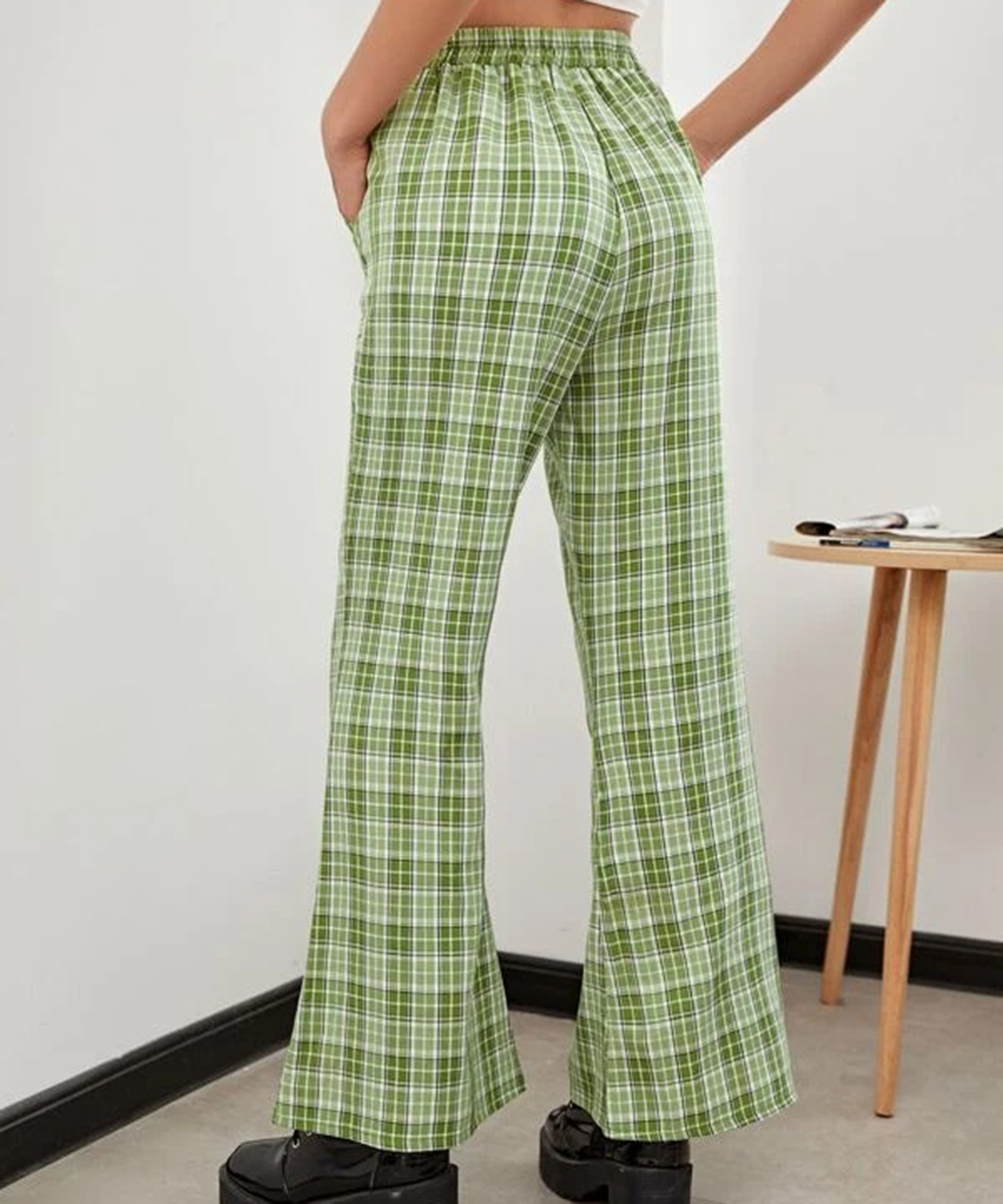 Pantaloni SHEIN, verde, XS - 1 | YEO