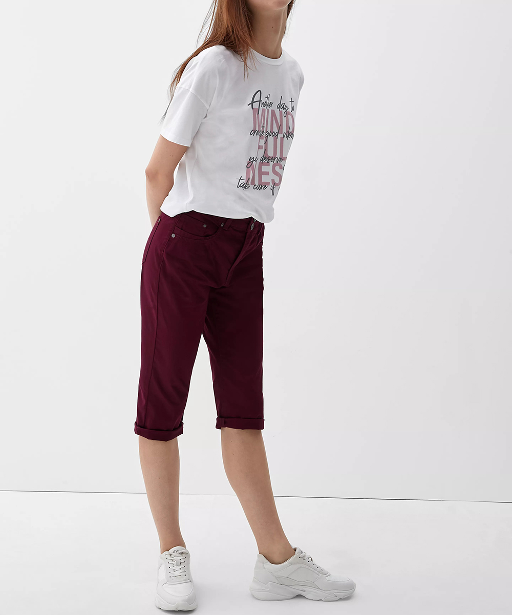 Pantaloni scurti Q/S, grena