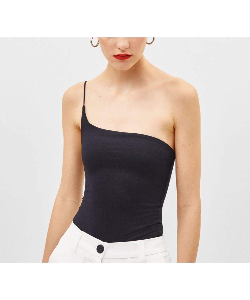 Body Bershka, negru, M