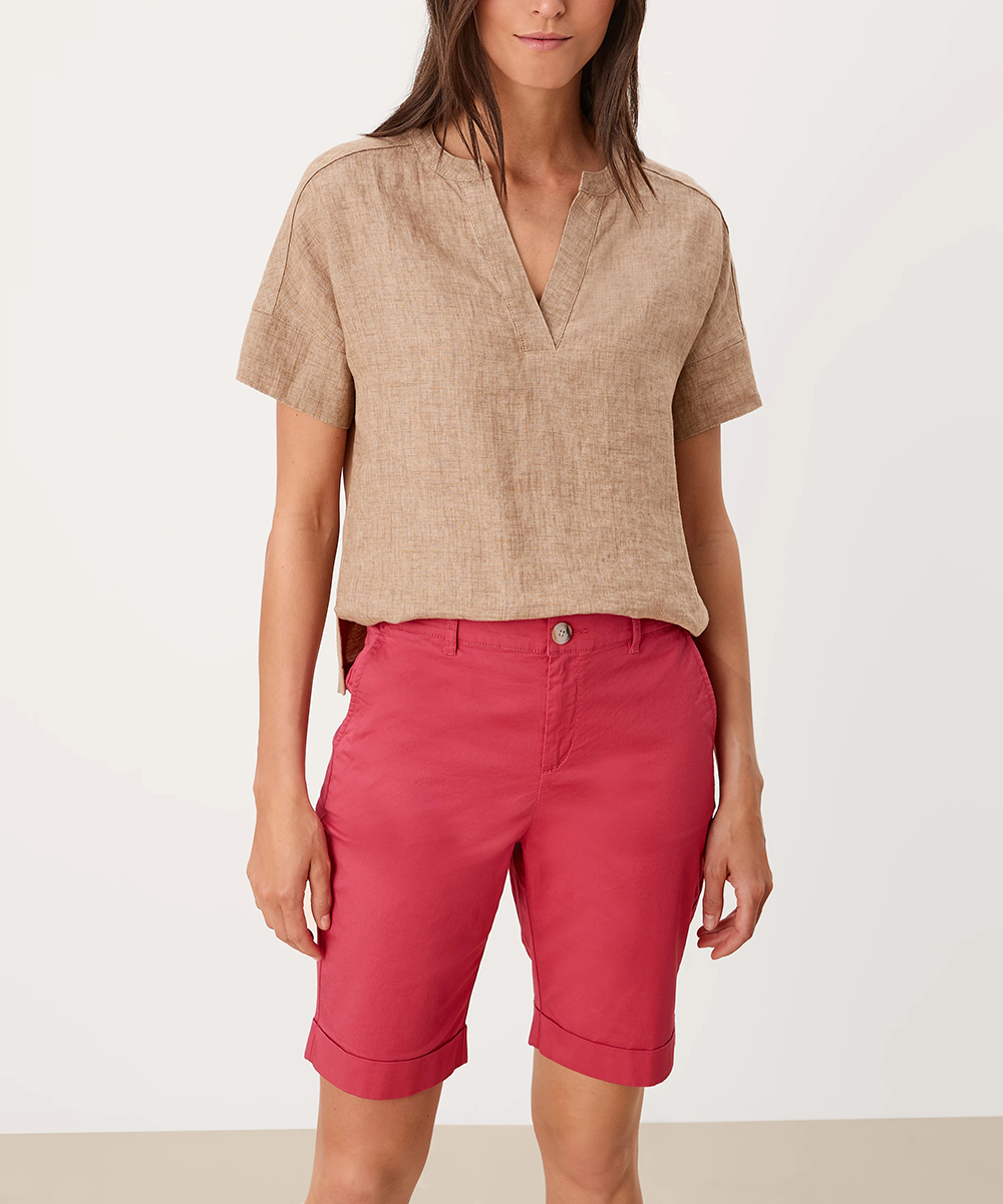 Pantaloni scurti s.Oliver, roz, W32