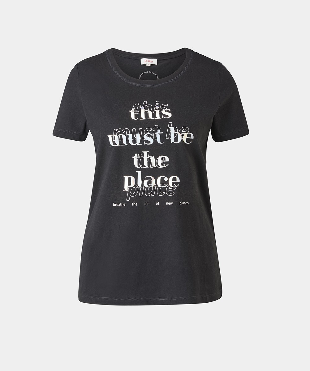 Tricou s.Oliver, negru - 1 | YEO