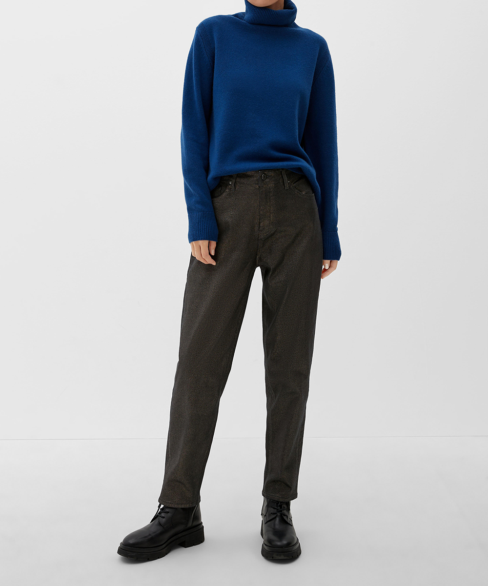 Pantaloni s.Oliver, maro inchis, W36