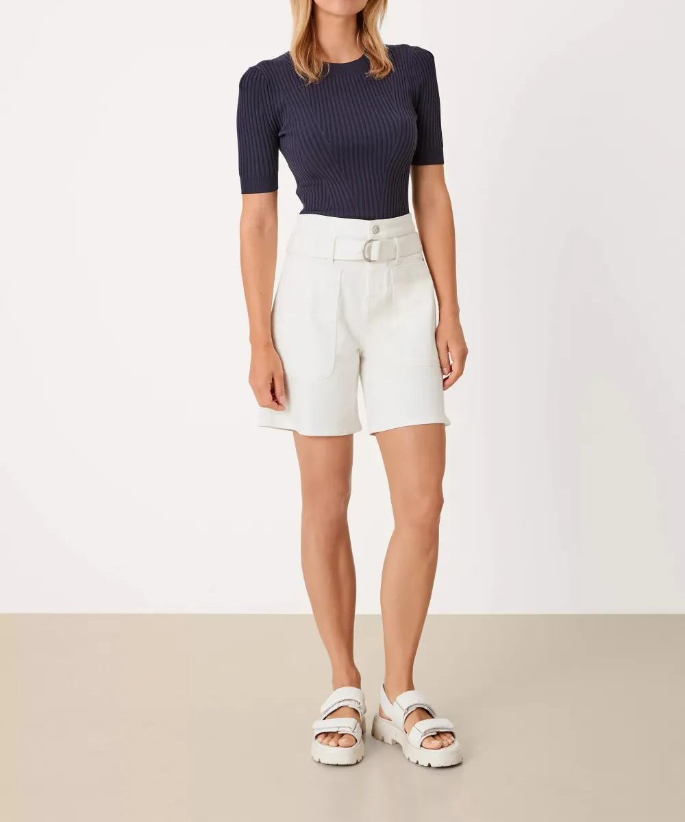 Pantaloni scurti s.Oliver, alb