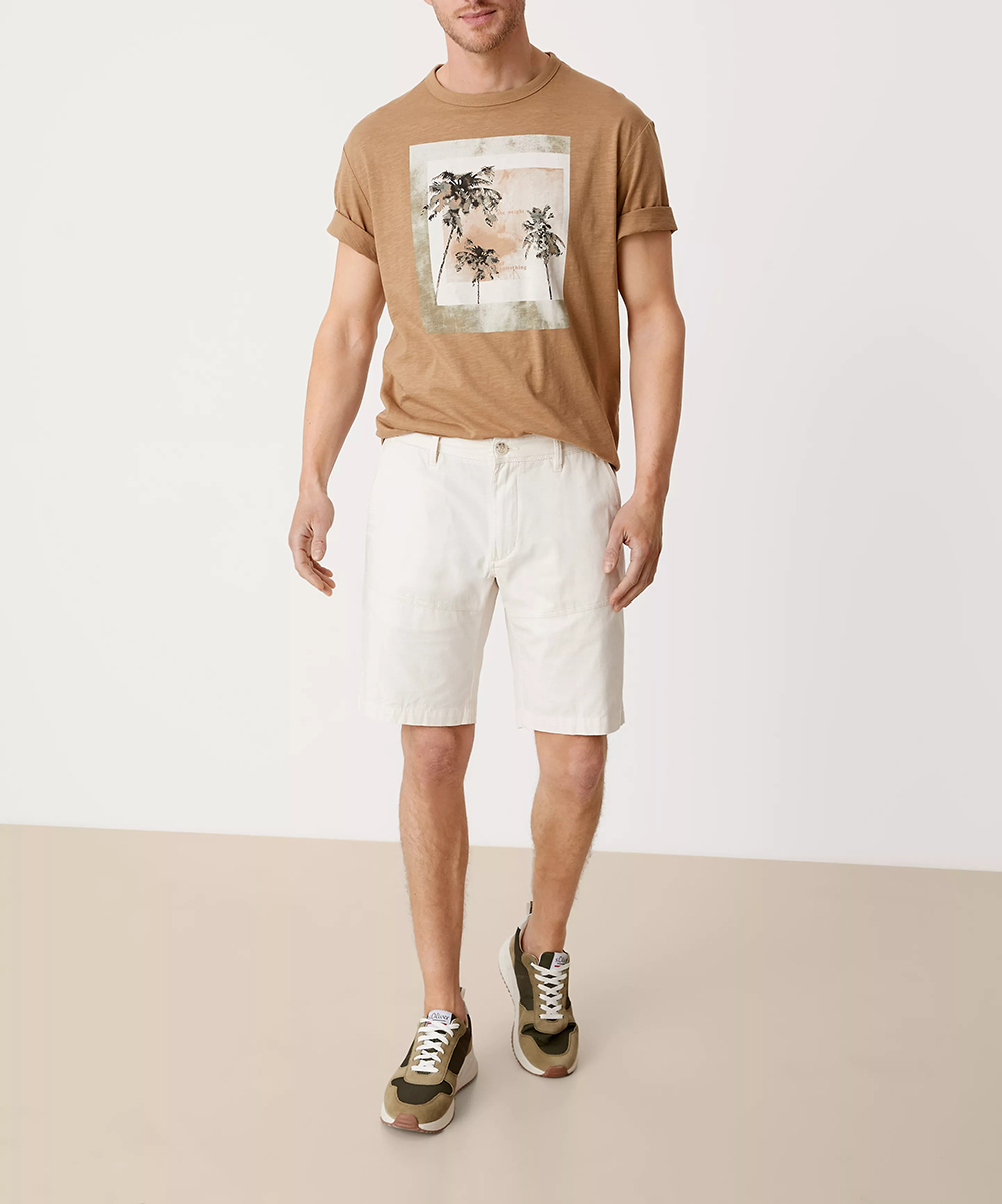 Pantaloni scurti s.Oliver, crem