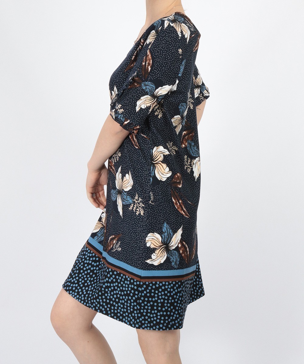 Rochie scurta Chiara Forthi, bleumarin, S - 1 | YEO