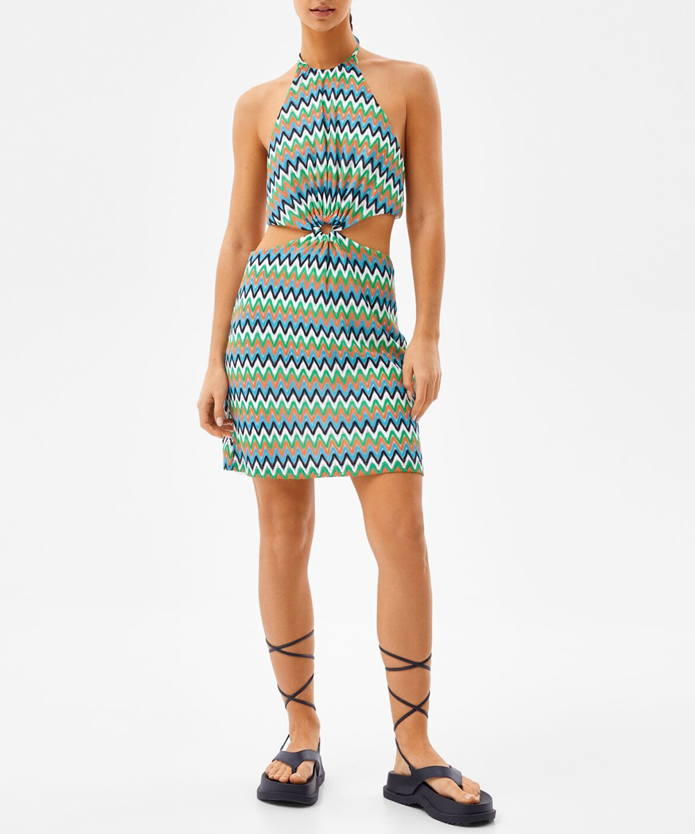 Rochie scurta Bershka, mix culori, M
