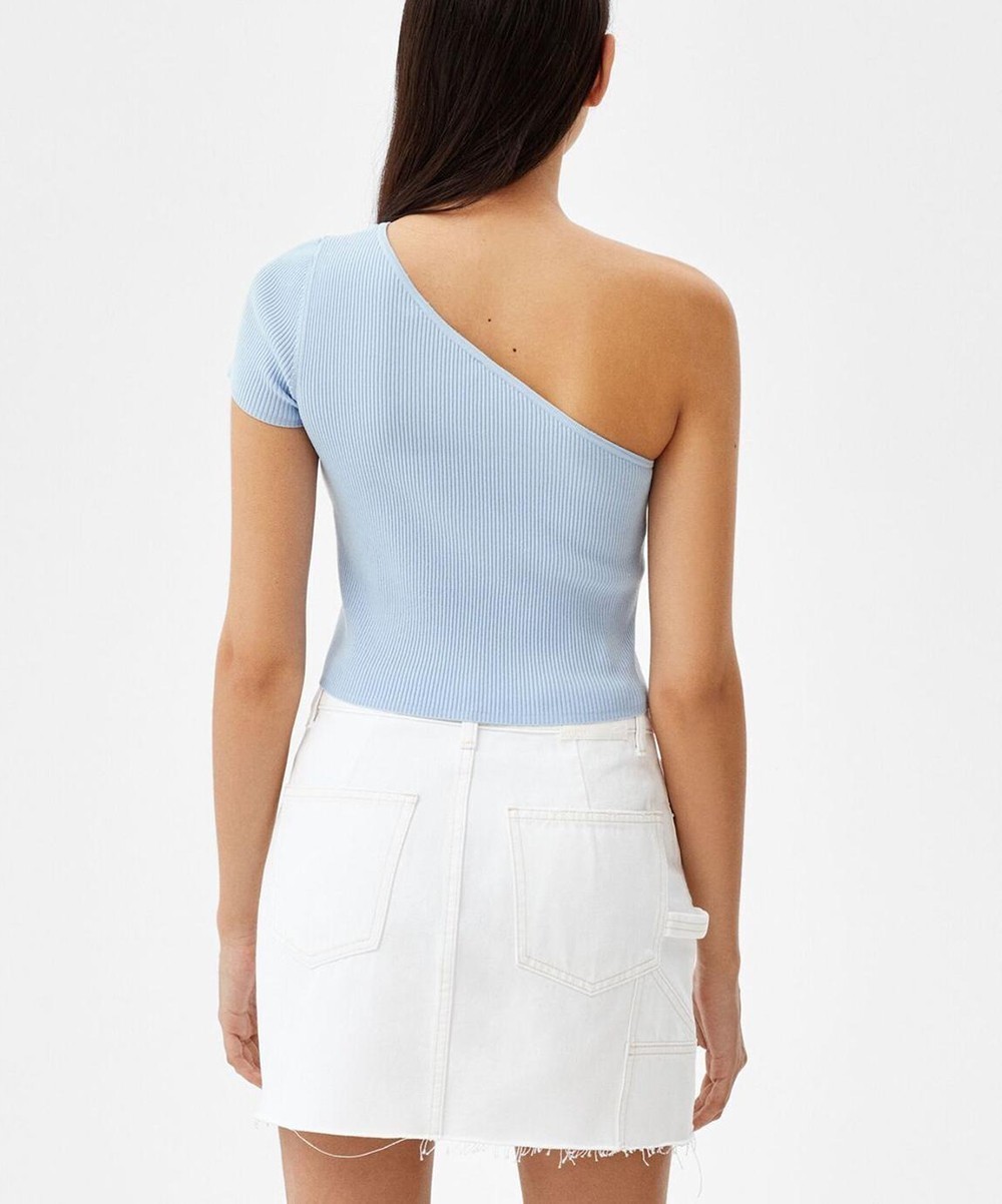 Top Bershka, bleu, M - 1 | YEO