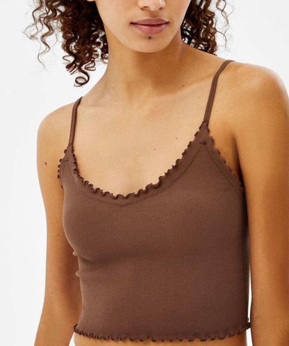 Top Bershka, maro, XS-S - 1 | YEO