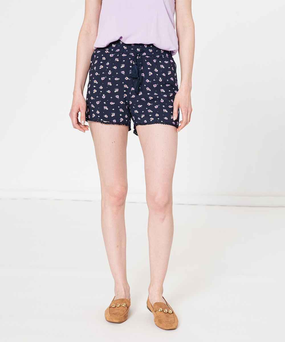 Pantaloni scurti hailys, bleumarin inchis, s