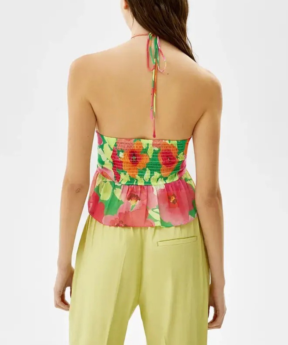 Top Bershka, mix culori, XS - 1 | YEO