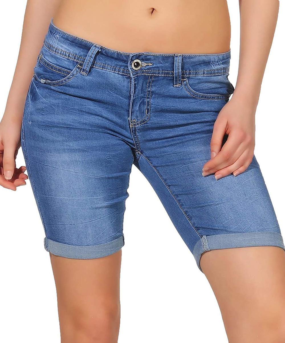 Pantaloni scurti hailys, albastru, xs