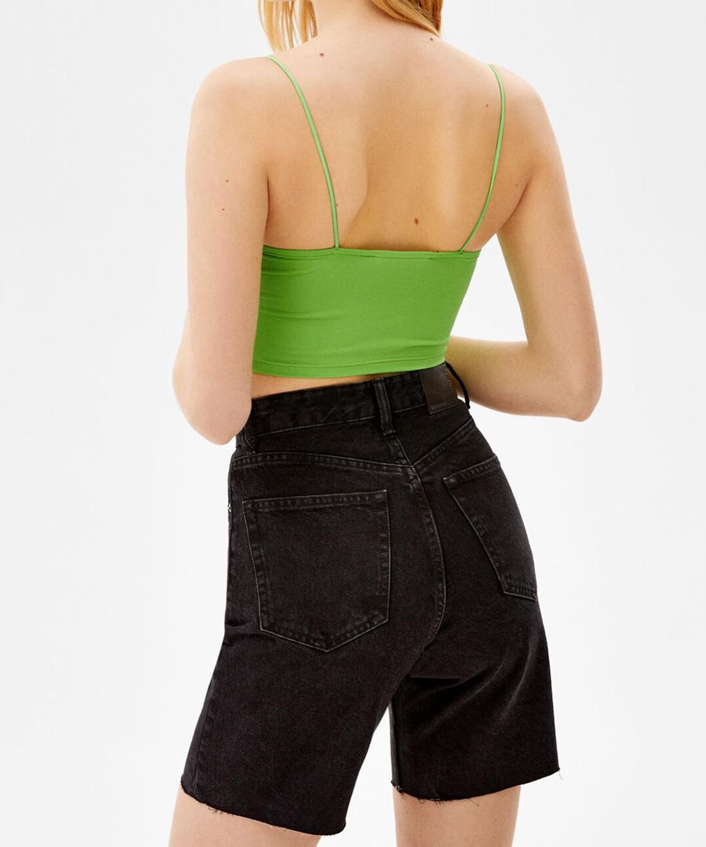 Top Bershka, verde, XL - 1 | YEO