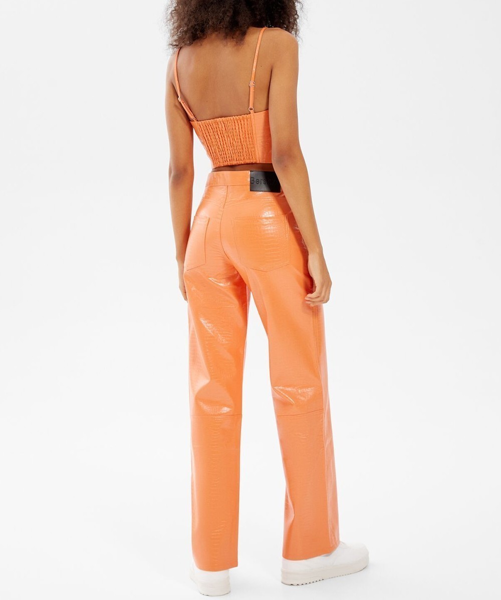 Top Bershka, portocaliu, M - 1 | YEO