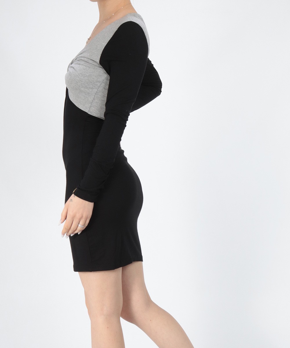 Rochie scurta Chiara Forthi, negru, S - 1 | YEO