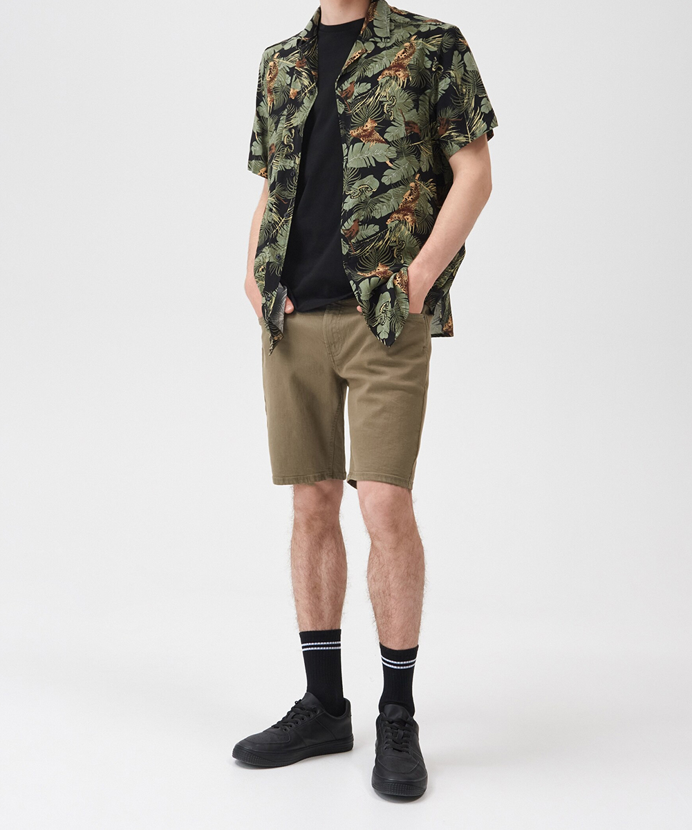 Pantaloni scurti Sinsay, verde, 28