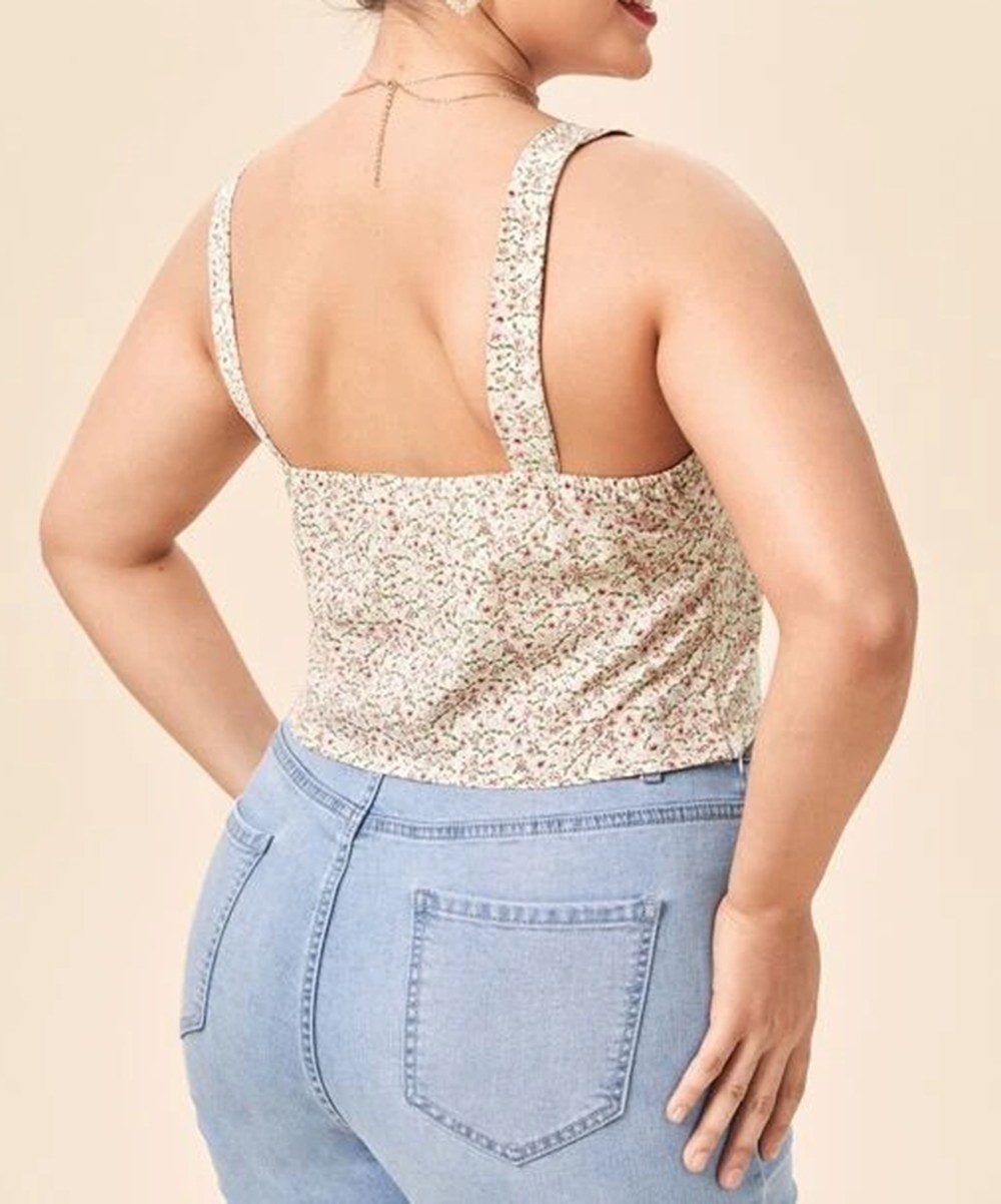 Top SHEIN CURVE, floral, 3XL - 1 | YEO