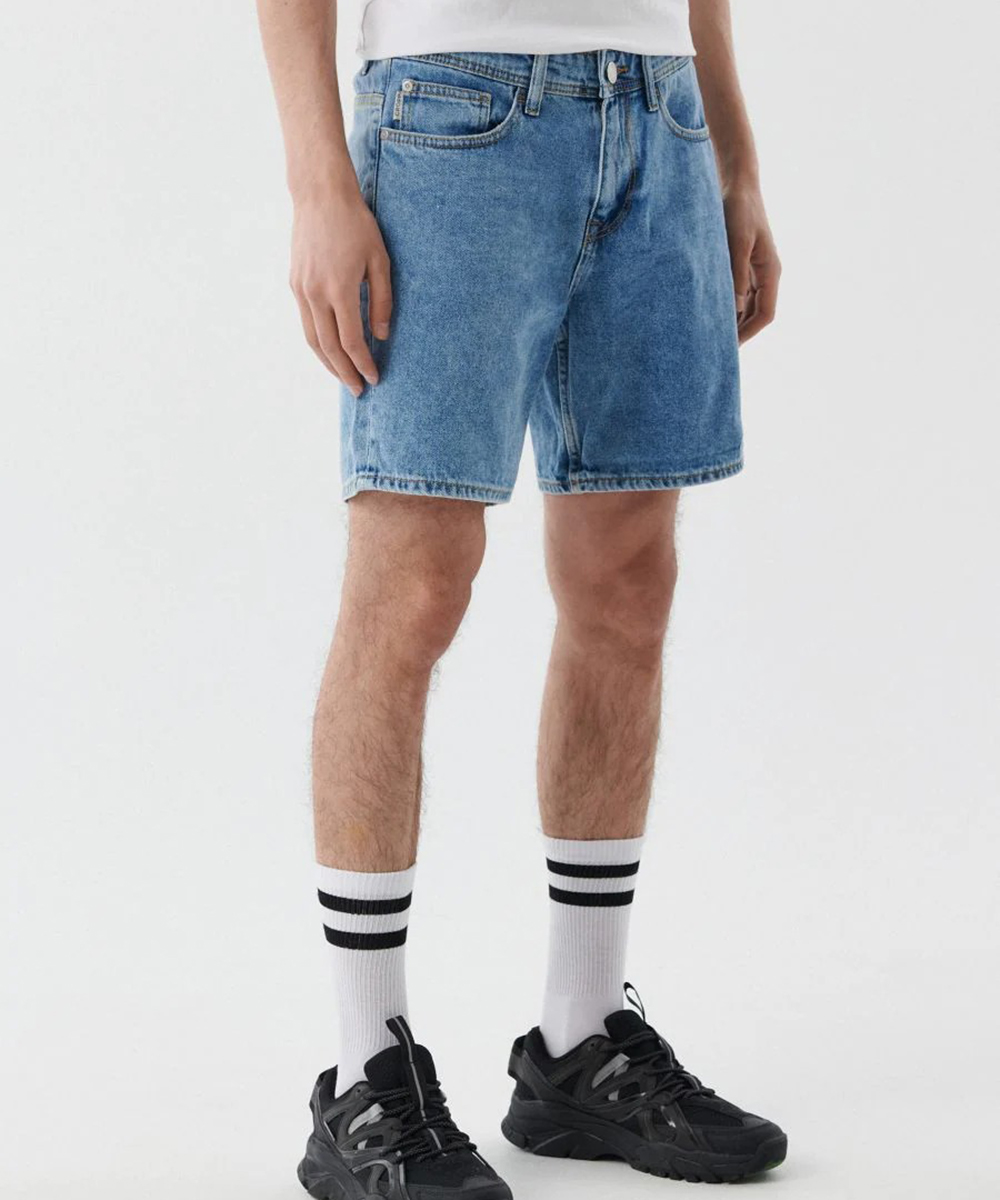 Pantaloni scurti CROPP, albastru