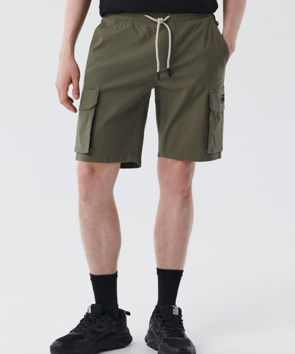 Pantaloni scurti CROPP, verde, 28
