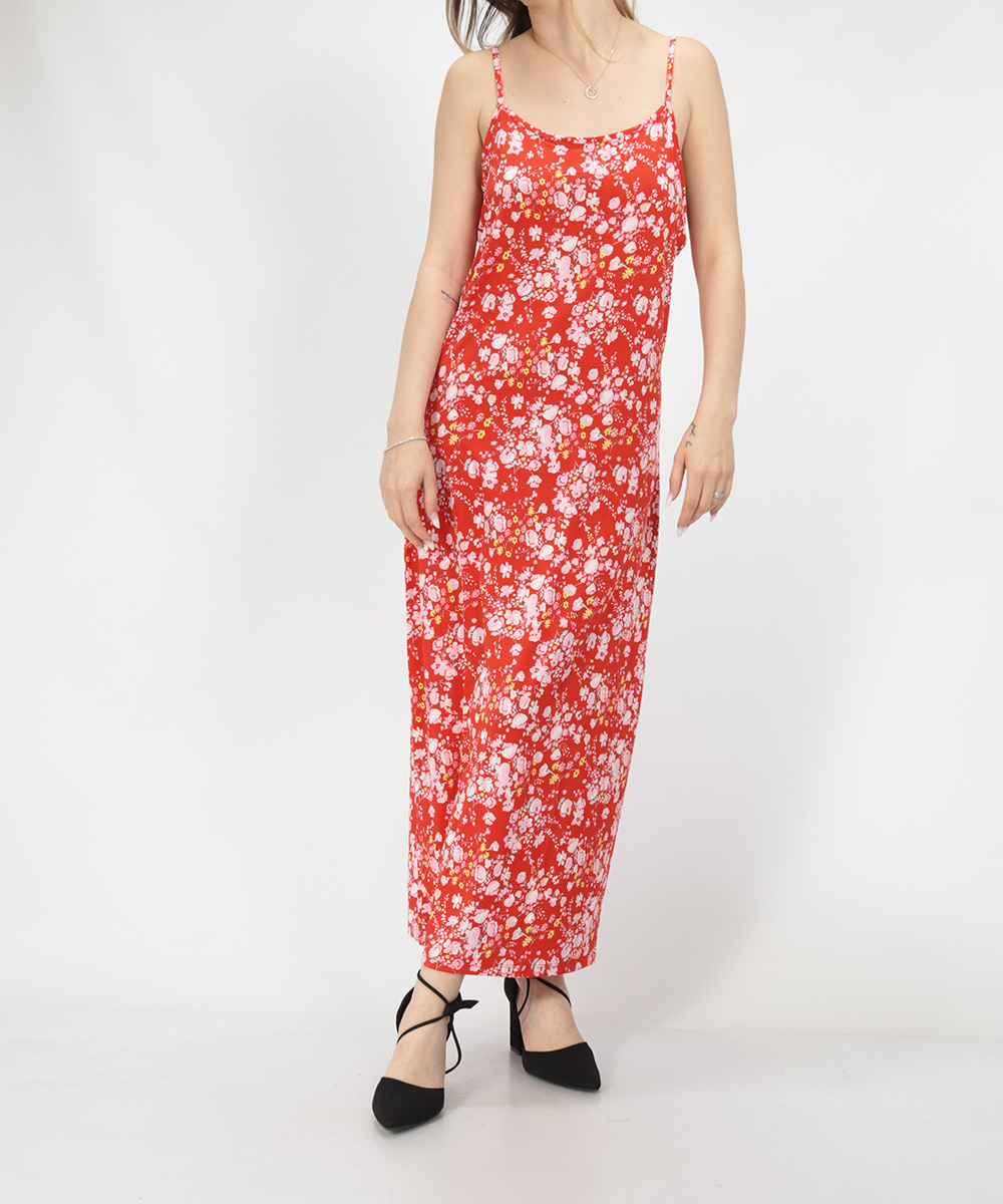 Rochie lunga Vila, rosu, XS