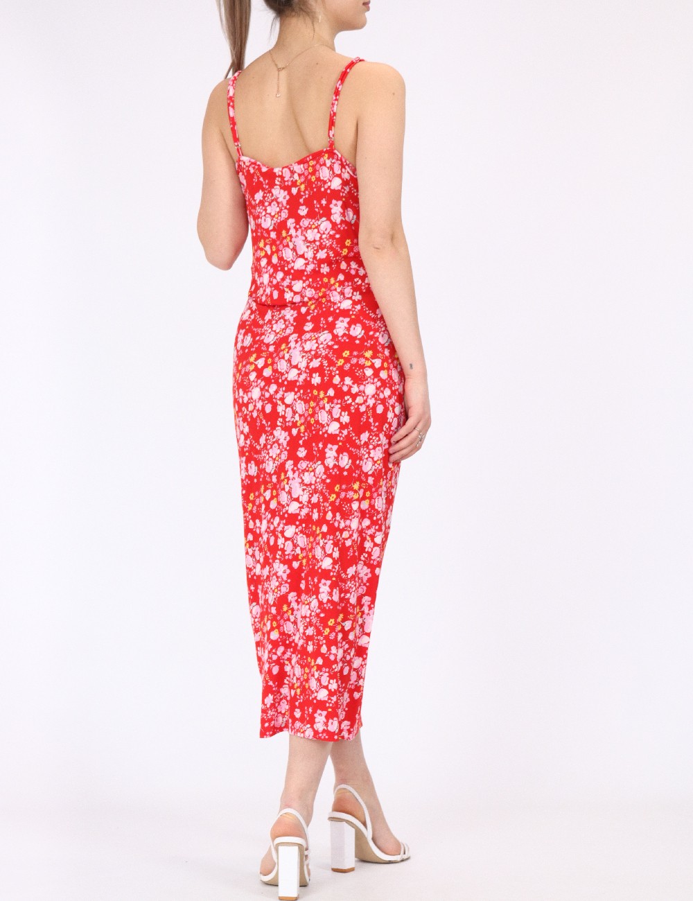 Rochie lunga Vila, rosu, M - 1 | YEO