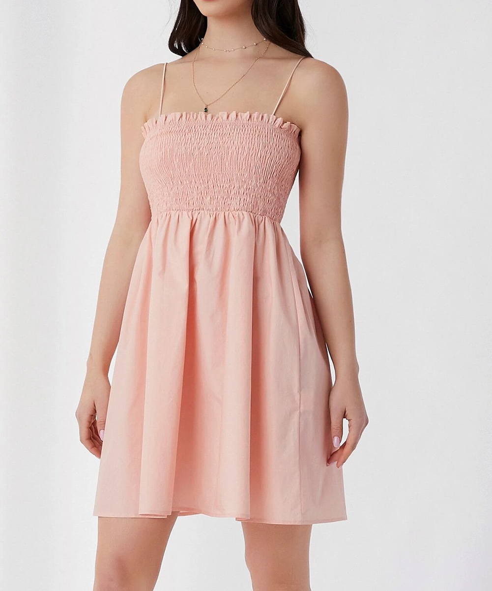 Rochie scurta SHEIN, roz, L