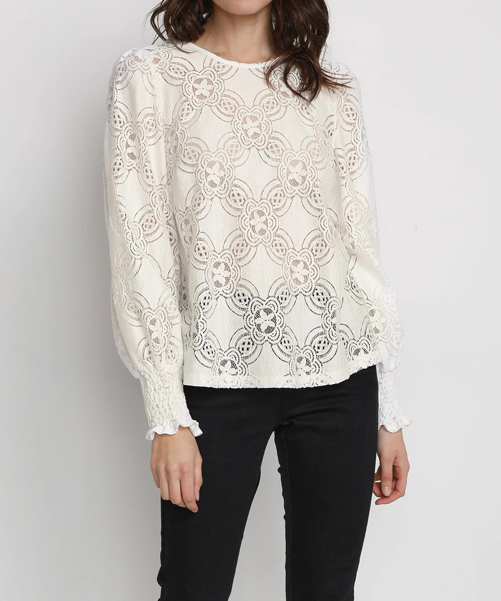 Bluza Kaffe, alb, 44