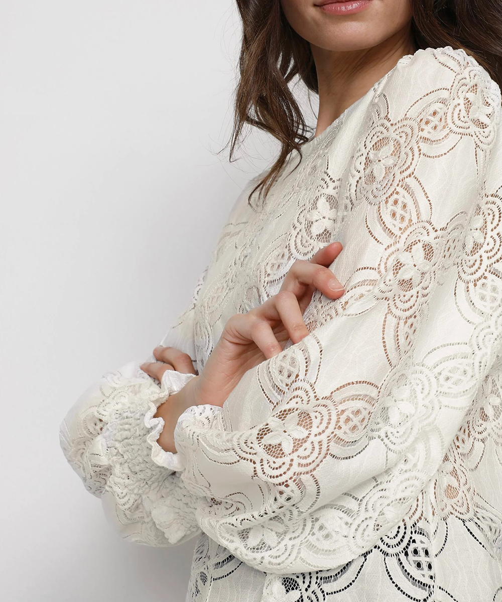 Bluza Kaffe, alb, 44 - 1 | YEO