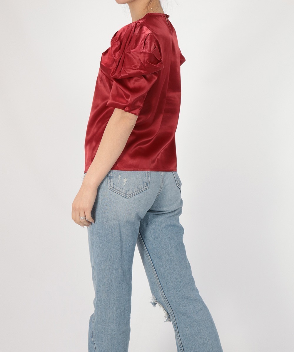 Camasa SHEIN, visiniu, XS - 1 | YEO
