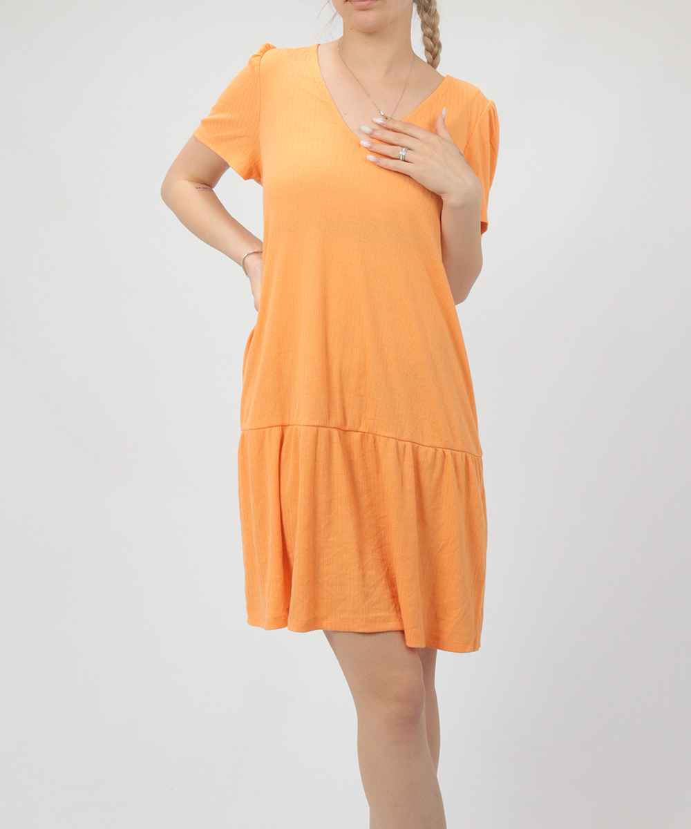 Rochie scurta Vila, portocaliu, M