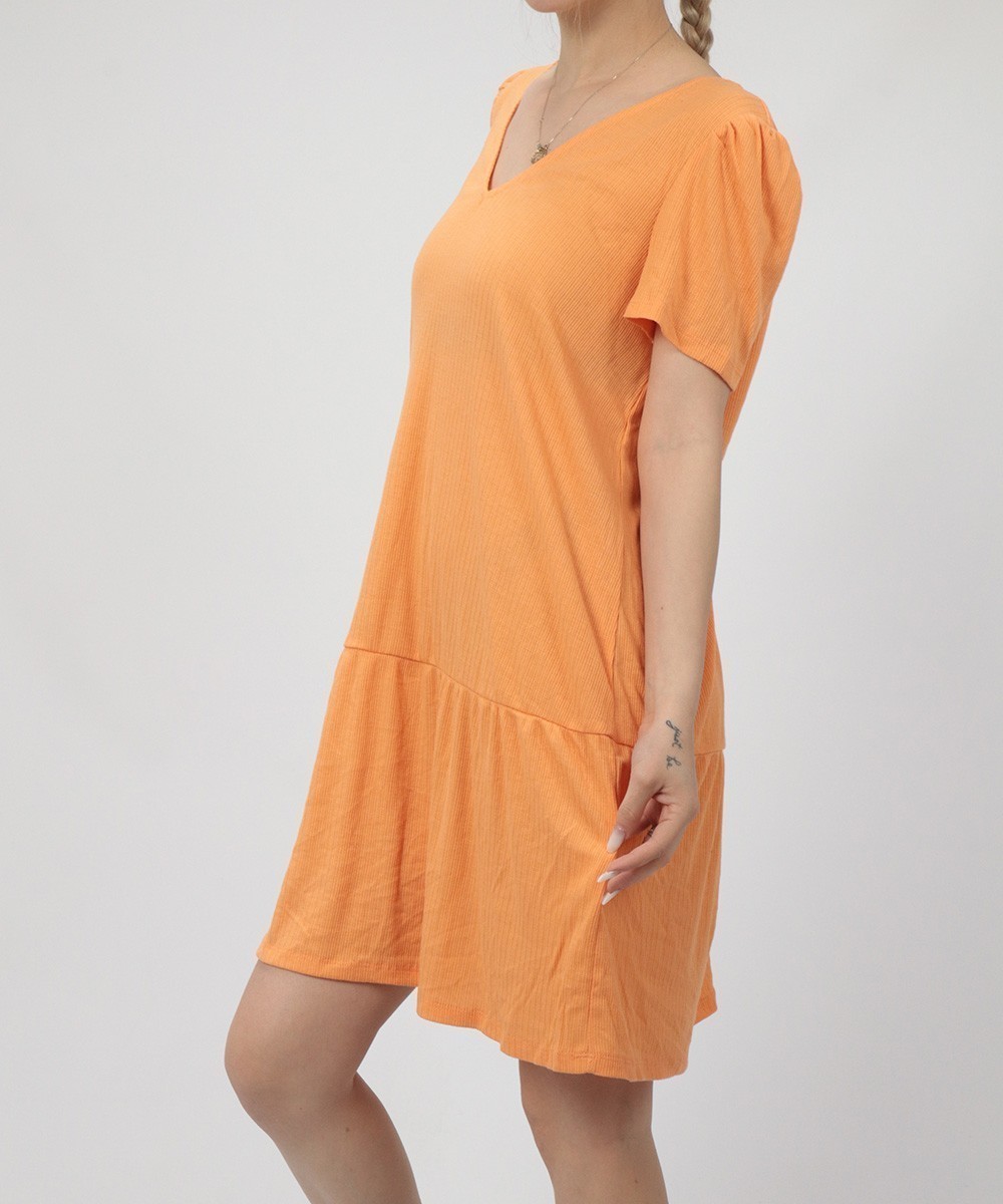 Rochie scurta Vila, portocaliu, M - 1 | YEO