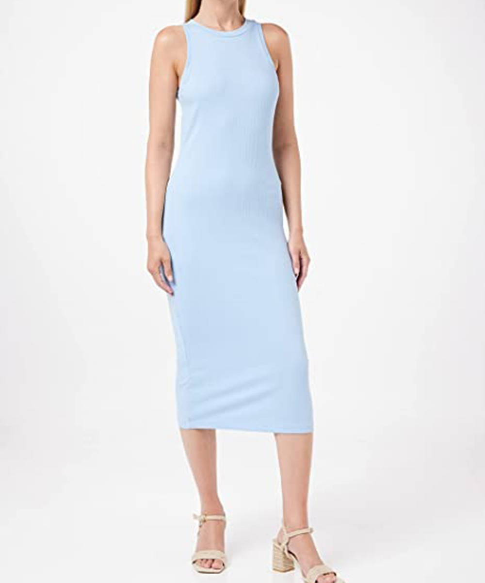 Rochie medie Vero Moda, albastru, L