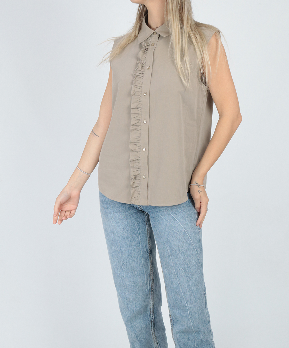 Camasa Vero Moda, bej, M