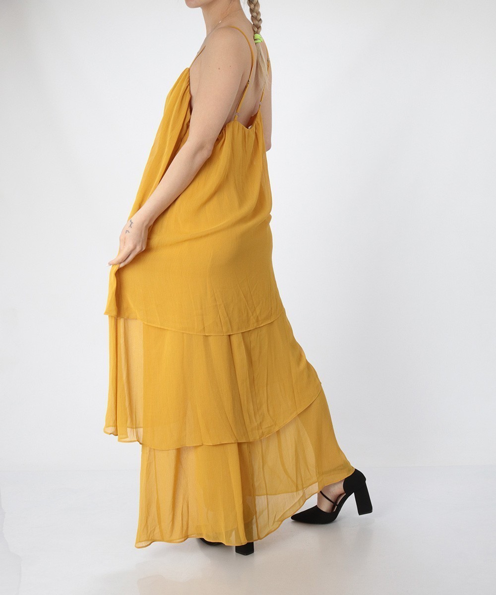 Rochie lunga Object, galben, 38 - 1 | YEO